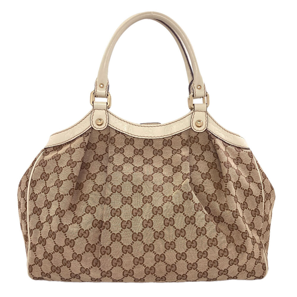 Gucci Tote Canvas Sukey Bag Black